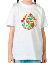 Детская футболка Хохломская роспись фото