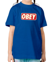 Детская футболка obey glow фото