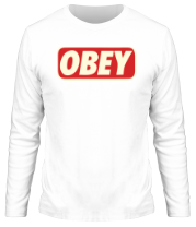 Мужская футболка длинный рукав obey glow фото