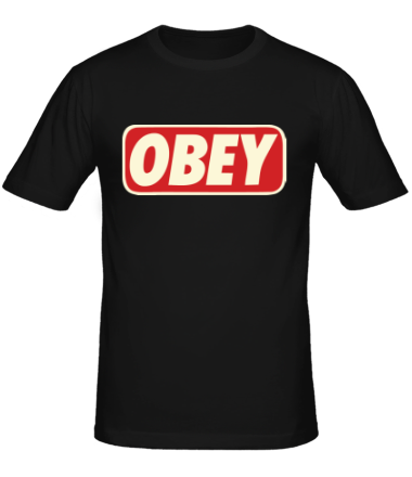 Мужская футболка obey glow