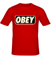 Мужская футболка obey glow фото