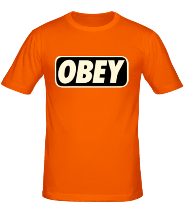 Мужская футболка obey glow