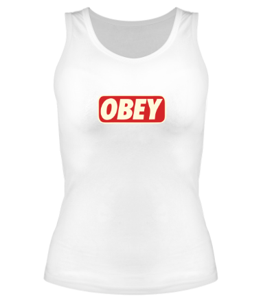 Женская майка борцовка obey glow