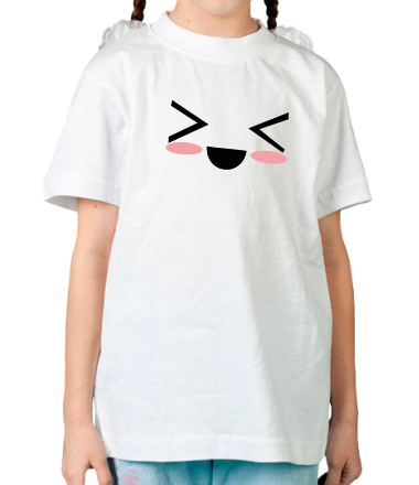 Детская футболка Kawaii Face
