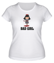 Женская футболка Bad girl - плохая девочка фото