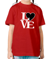 Детская футболка Love фото