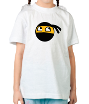 Детская футболка Awesome ninja смаил фото