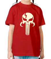 Детская футболка Mandalorian Punisher glow фото