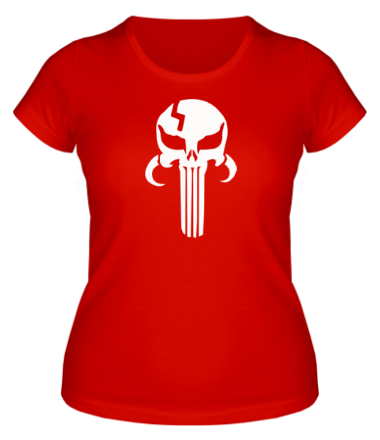 Женская футболка Mandalorian Punisher