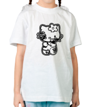 Детская футболка Kitty zombie