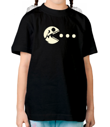 Детская футболка Dead Pacman glow