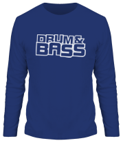 Мужская футболка длинный рукав Drum Bass фото