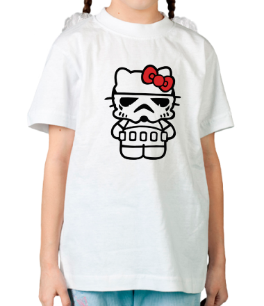 Детская футболка Kitty storm trooper