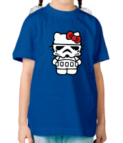 Детская футболка Kitty storm trooper фото