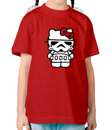 Детская футболка Kitty storm trooper