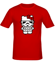 Мужская футболка Kitty storm trooper фото