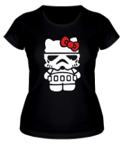Женская футболка Kitty storm trooper