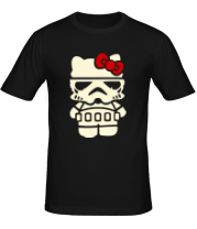 Мужская футболка Kitty storm trooper светится фото