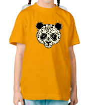 Детская футболка Панда узорами светится фото