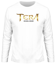 Мужская футболка длинный рукав  Tera online - logo фото