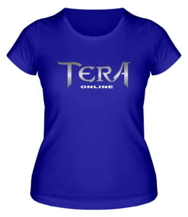 Женская футболка  Tera online - logo