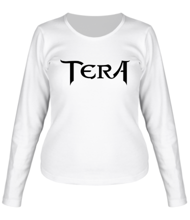 Женская футболка длинный рукав  Tera