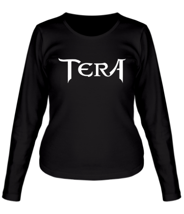 Женская футболка длинный рукав  Tera