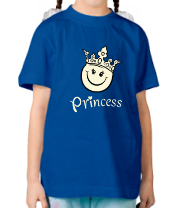 Детская футболка Принцесса светится фото