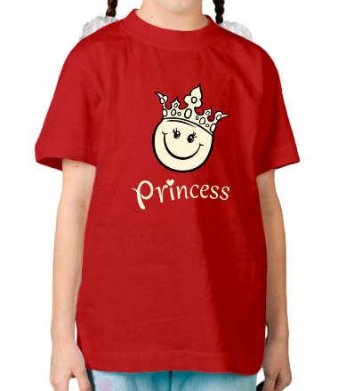 Детская футболка Принцесса светится