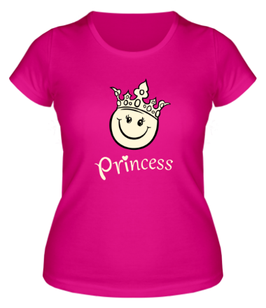 Женская футболка Принцесса светится