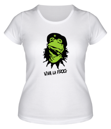 Женская футболка Viva la Frog