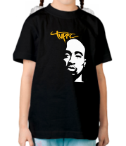 Детская футболка Tupac face фото