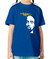 Детская футболка Tupac face фото