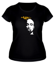 Женская футболка Tupac face фото
