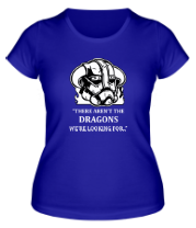 Женская футболка Skyrim это не те драконы фото