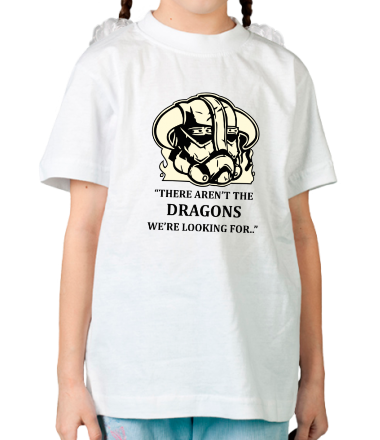 Детская футболка Skyrim это не те драконы (свет)