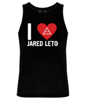 Мужская майка I love Jared leto фото