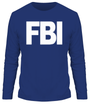 Мужская футболка длинный рукав FBI фото