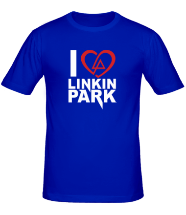 Мужская футболка I love linkin park