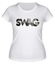 Женская футболка SWAG фото