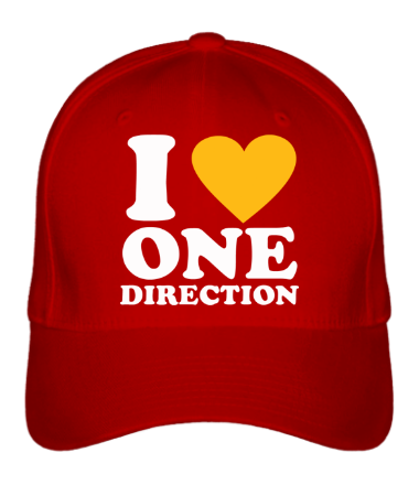 Бейсболка I love one direction