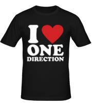 Мужская футболка I love one direction фото