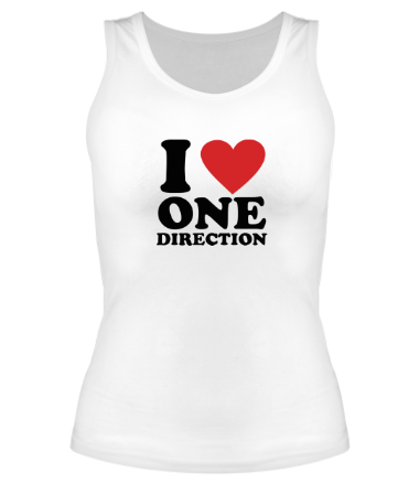 Женская майка борцовка I love one direction