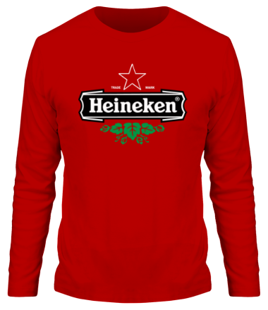 Мужская футболка длинный рукав Heineken