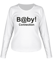 Женская футболка длинный рукав Baby connection фото