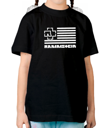 Детская футболка Флаг Rammstein