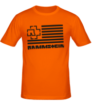 Мужская футболка Флаг Rammstein фото