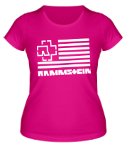 Женская футболка Флаг Rammstein фото