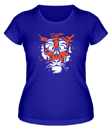 Женская футболка Тигр и муха