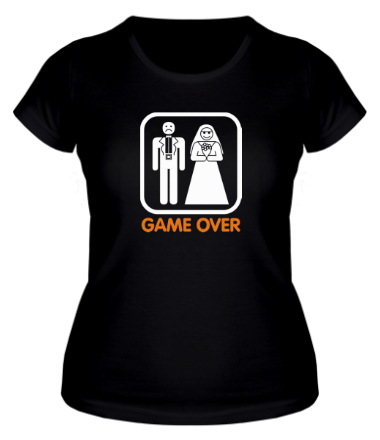 Женская футболка Game Over